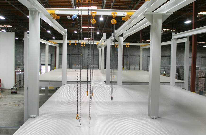 FCP Mezzanine Diamond Plate Decking
