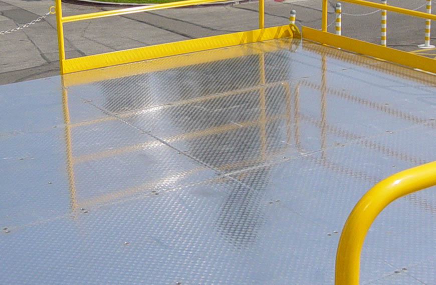 FCP Steel Aluminum Deck Plating for Mezzanine Platforms